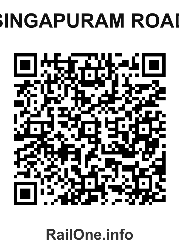 RailOne QR Code for Singapuram Road station