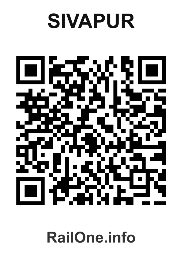 RailOne QR Code for Sivapur station