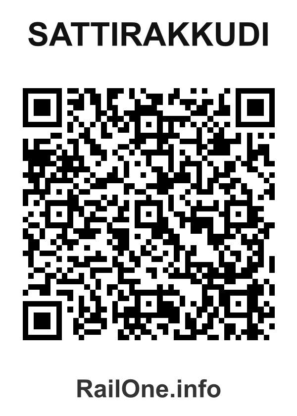 RailOne QR Code for Sattirakkudi station