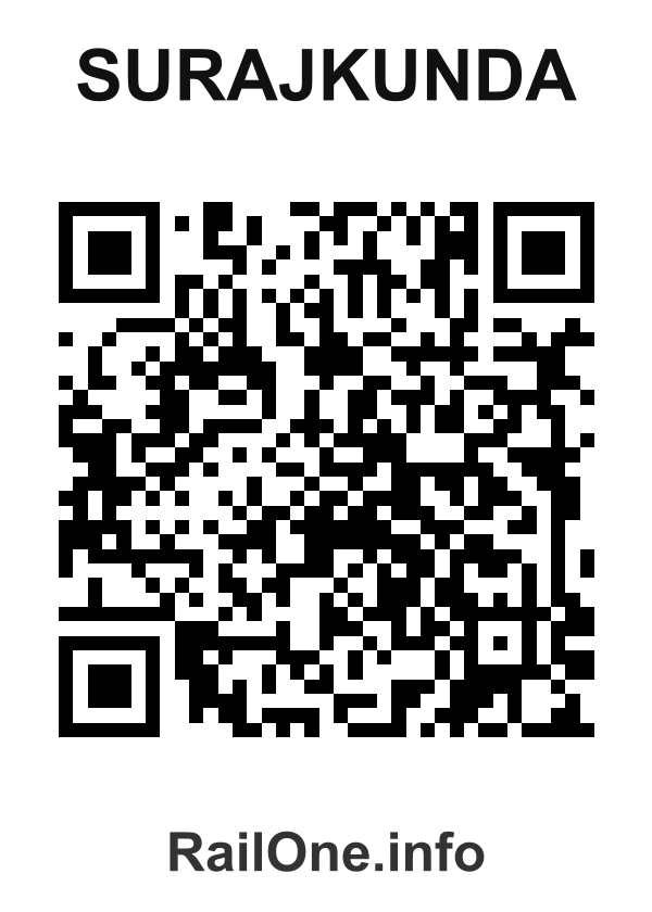 RailOne QR Code for Surajkunda station