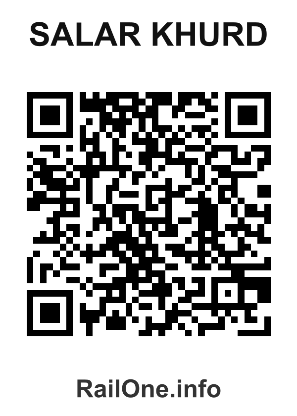 RailOne QR Code for Salar Khurd station