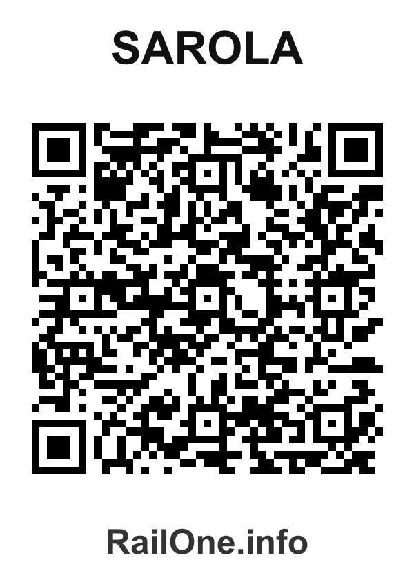 RailOne QR Code for Sarola station