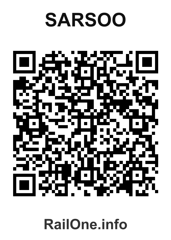 RailOne QR Code for Sarsoo station