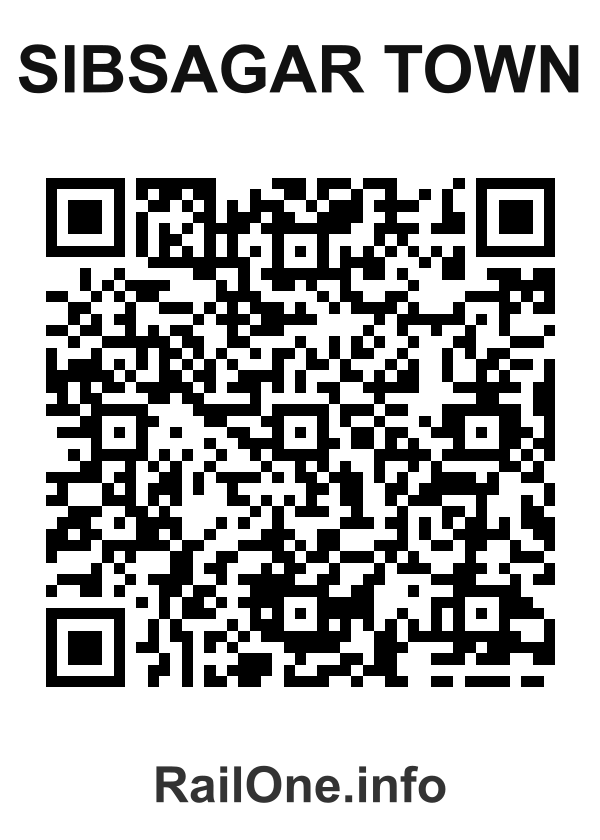 RailOne QR Code for Sibsagar Town station