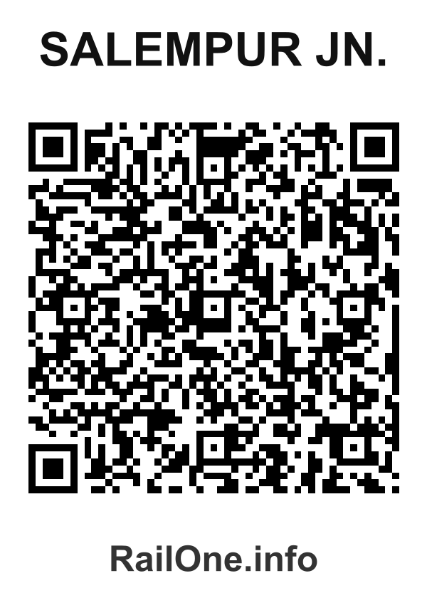 RailOne QR Code for Salempur Jn. station