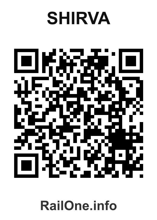 RailOne QR Code for Shirva station