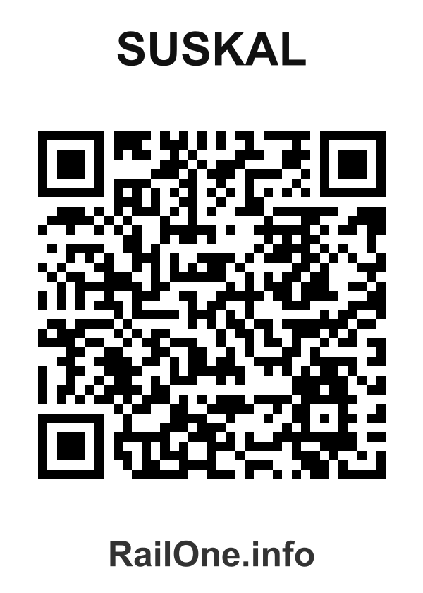 RailOne QR Code for Suskal station
