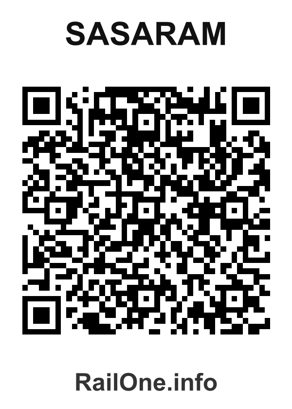 RailOne QR Code for Sasaram station