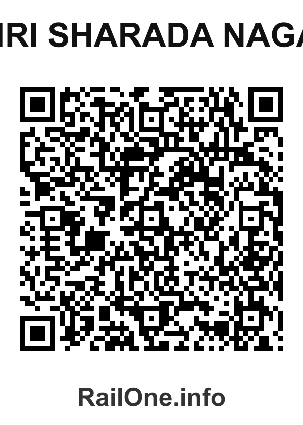 RailOne QR Code for Shri Sharada Nagar station