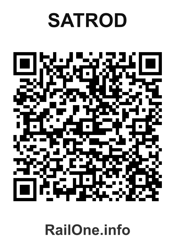 RailOne QR Code for Satrod station