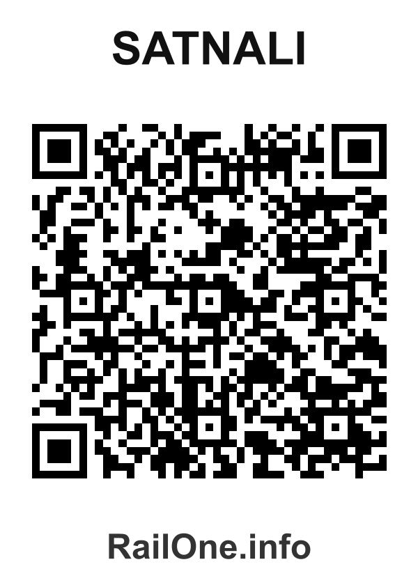 RailOne QR Code for Satnali station