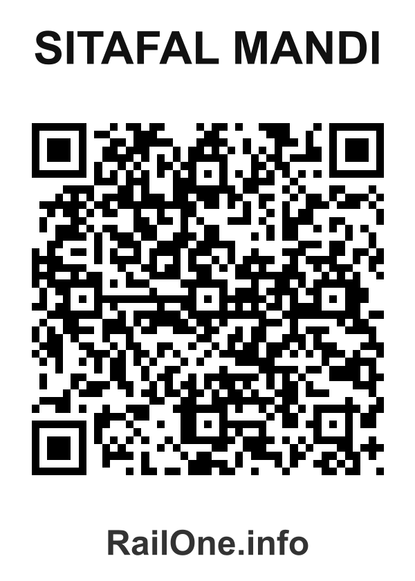 RailOne QR Code for Sitafal Mandi station