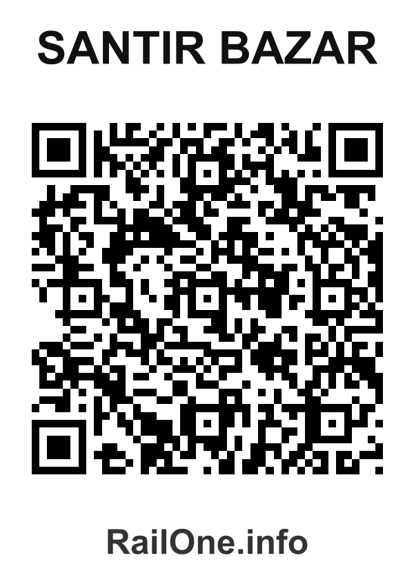 RailOne QR Code for Santir Bazar station