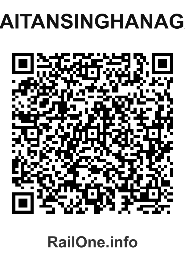 RailOne QR Code for Shaitansinghanagar station