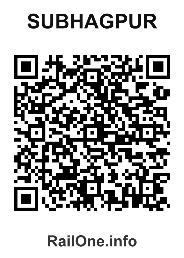 RailOne QR Code for Subhagpur station