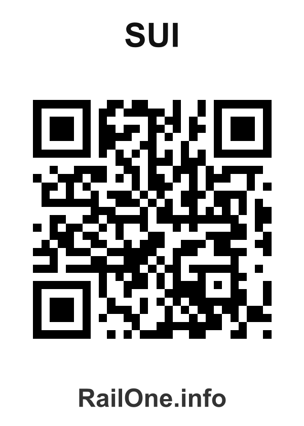 RailOne QR Code for Sui station