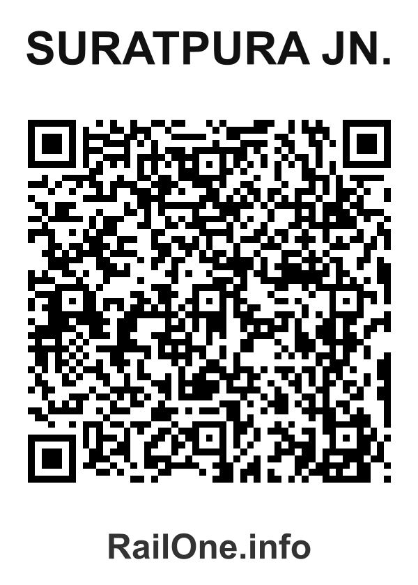 RailOne QR Code for Suratpura Jn. station