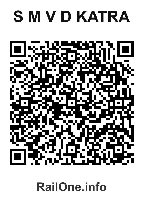 RailOne QR Code for S M V D Katra station