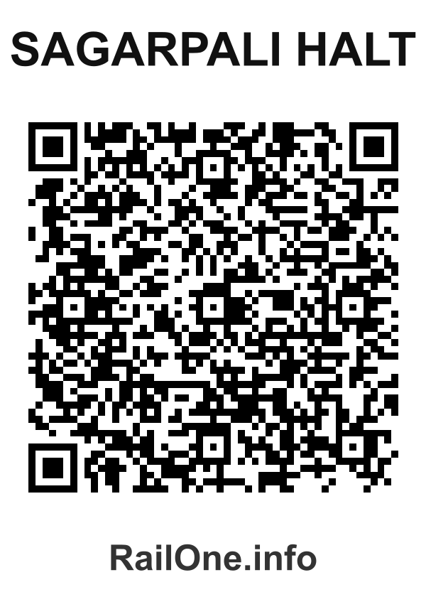 RailOne QR Code for Sagarpali Halt station