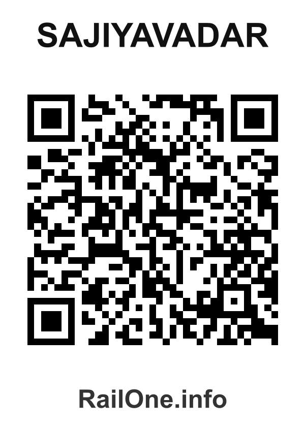 RailOne QR Code for Sajiyavadar station
