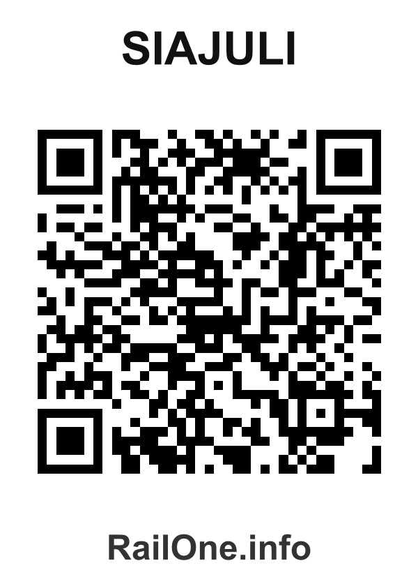 RailOne QR Code for Siajuli station
