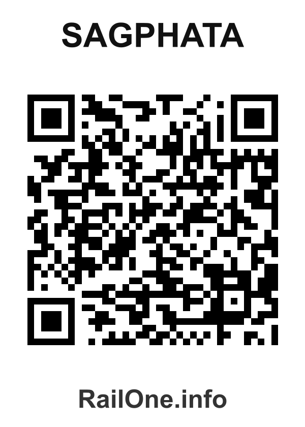 RailOne QR Code for Sagphata station