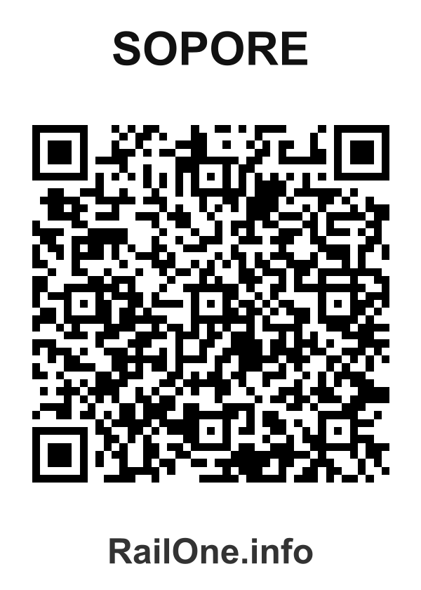 RailOne QR Code for Sopore station