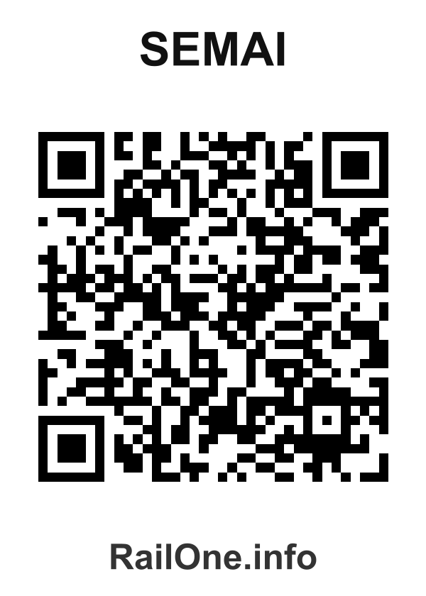 RailOne QR Code for Semai station
