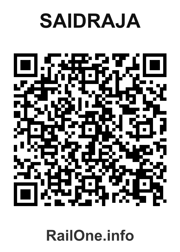 RailOne QR Code for Saidraja station