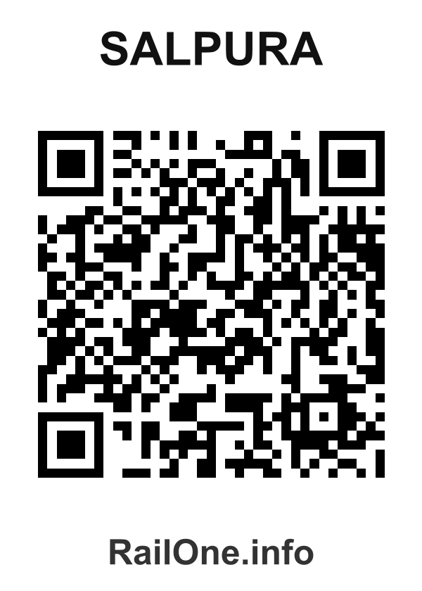 RailOne QR Code for Salpura station