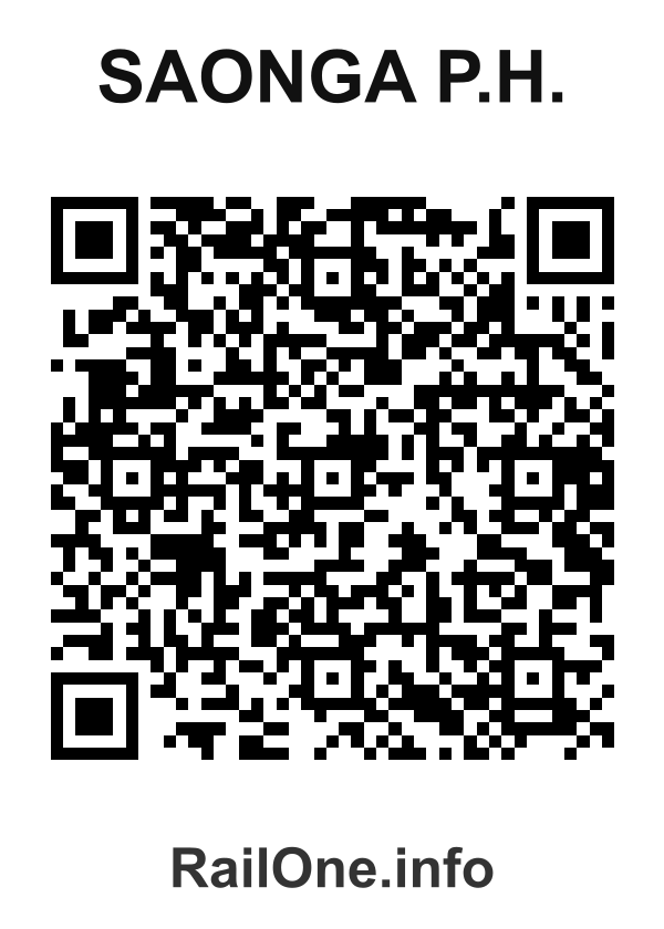 RailOne QR Code for Saonga P.h. station