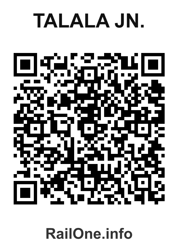 RailOne QR Code for Talala Jn. station