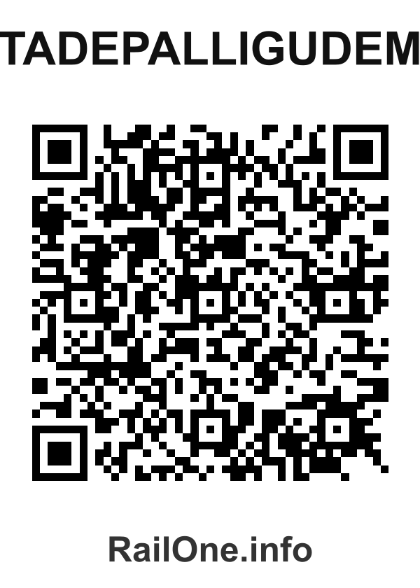 RailOne QR Code for Tadepalligudem station
