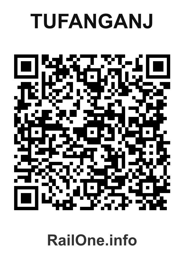 RailOne QR Code for Tufanganj station