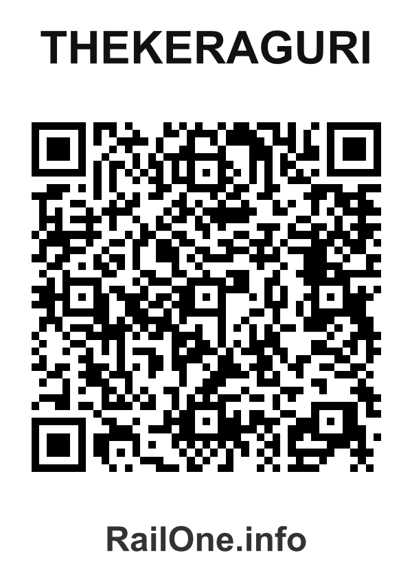 RailOne QR Code for Thekeraguri station