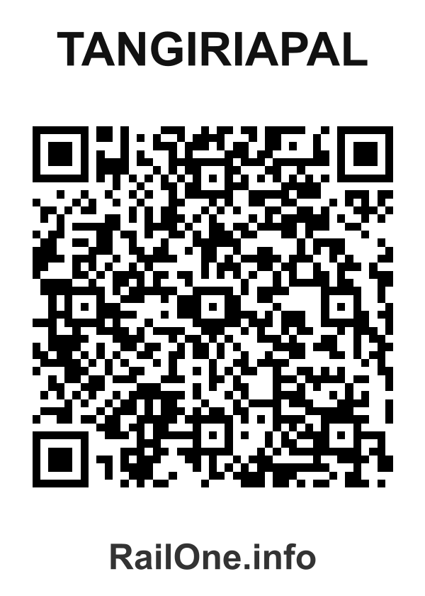 RailOne QR Code for Tangiriapal station