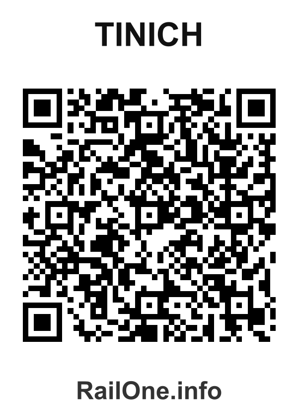 RailOne QR Code for Tinich station
