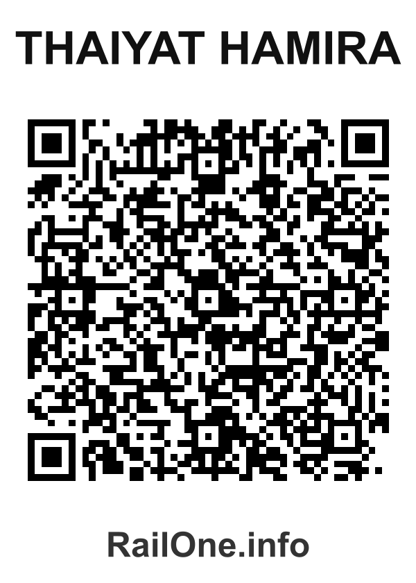 RailOne QR Code for Thaiyat Hamira station