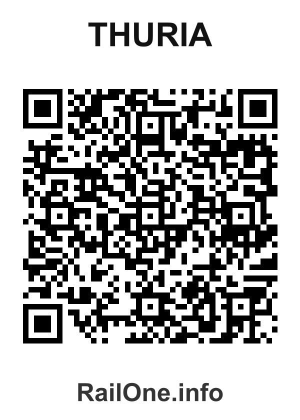 RailOne QR Code for Thuria station
