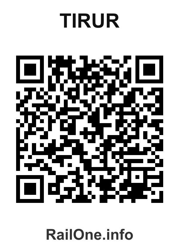 RailOne QR Code for Tirur station