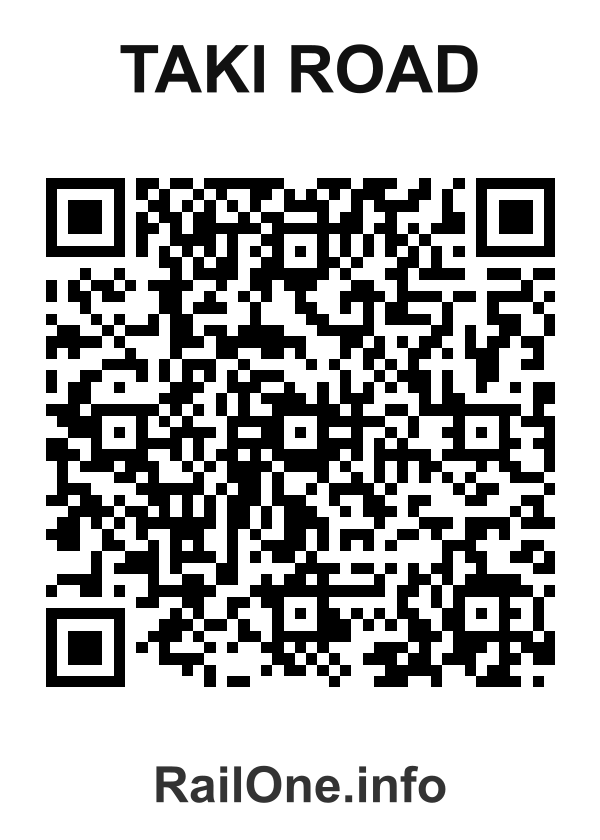 RailOne QR Code for Taki Road station