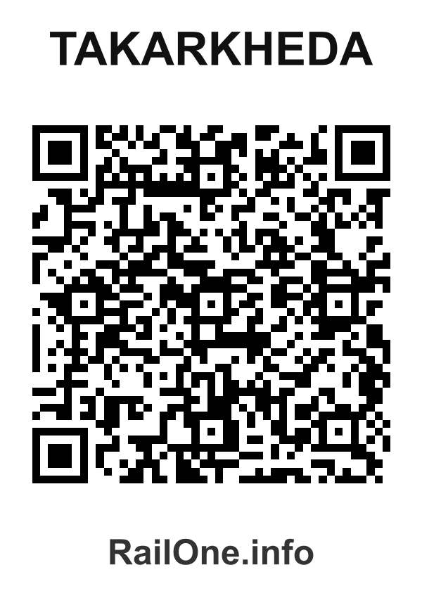 RailOne QR Code for Takarkheda station