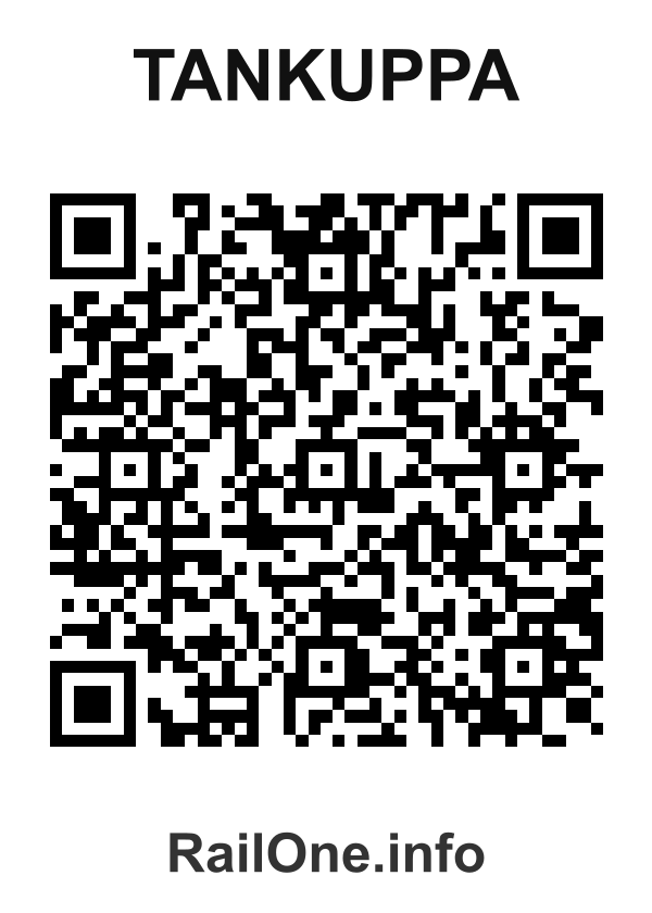 RailOne QR Code for Tankuppa station