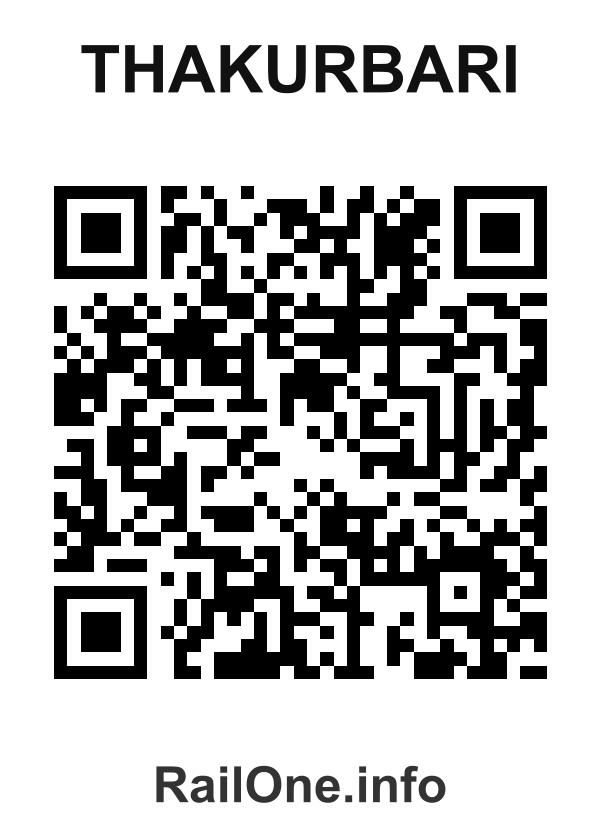 RailOne QR Code for Thakurbari station