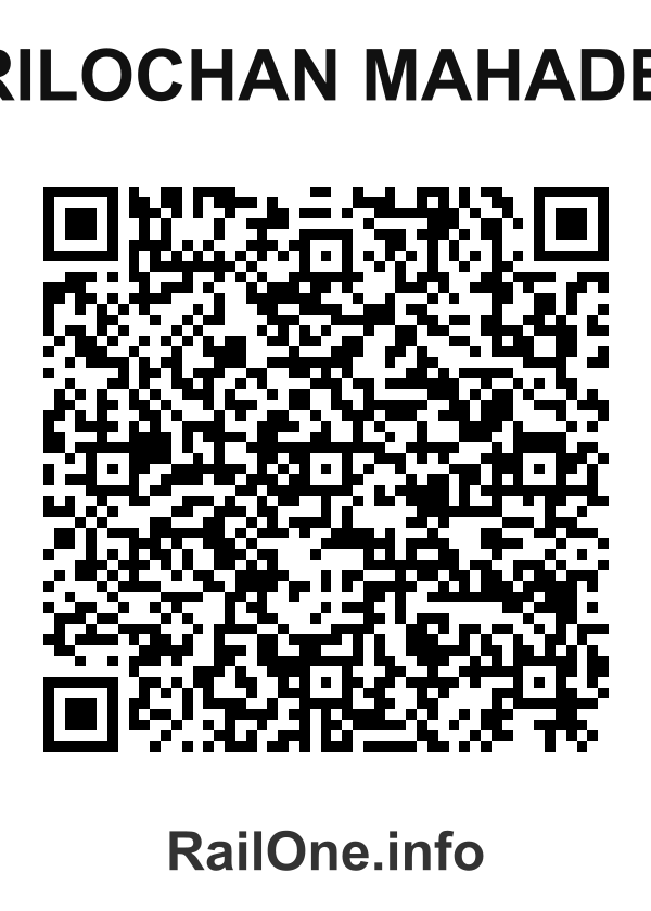 RailOne QR Code for Trilochan Mahadeo station