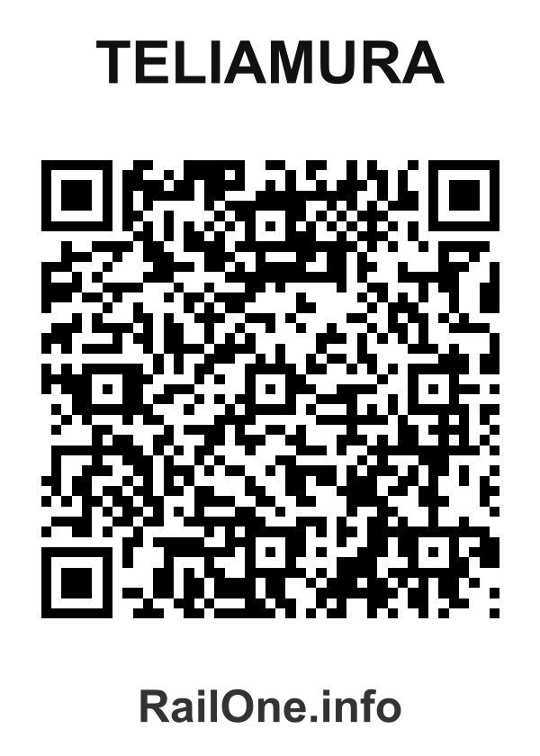 RailOne QR Code for Teliamura station