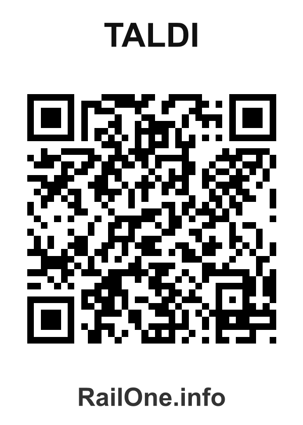 RailOne QR Code for Taldi station