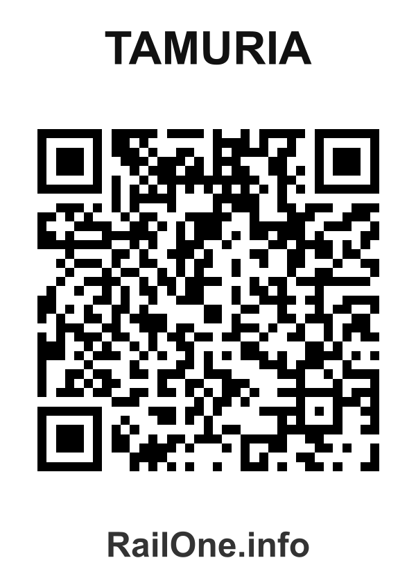 RailOne QR Code for Tamuria station