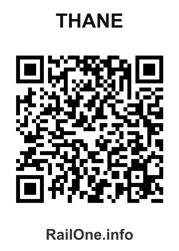 RailOne QR Code for Thane station