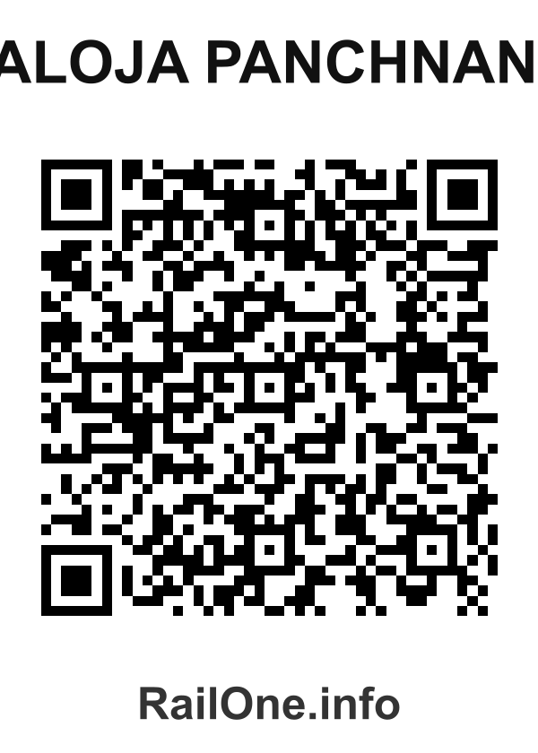RailOne QR Code for Taloja Panchnand station